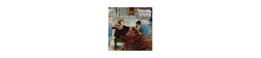 Reproducción de lienzos de Lawrence Alma-Tadema