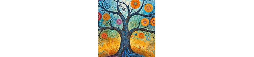 Cuadro Del Arbol De La Vida simbolismo y diseño para tus espacios | Kuader