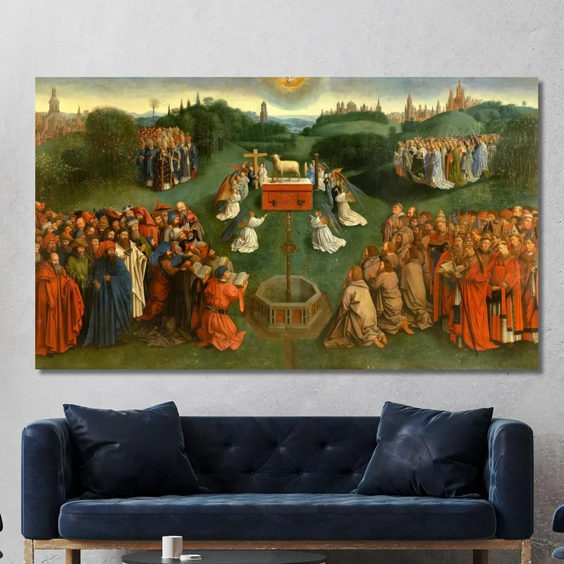 Adorazione Dell'Agnello Jan van Eyck