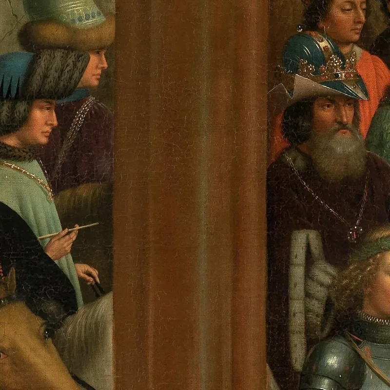 Holy Hermits And Holy Pilgrims Jan van Eyck