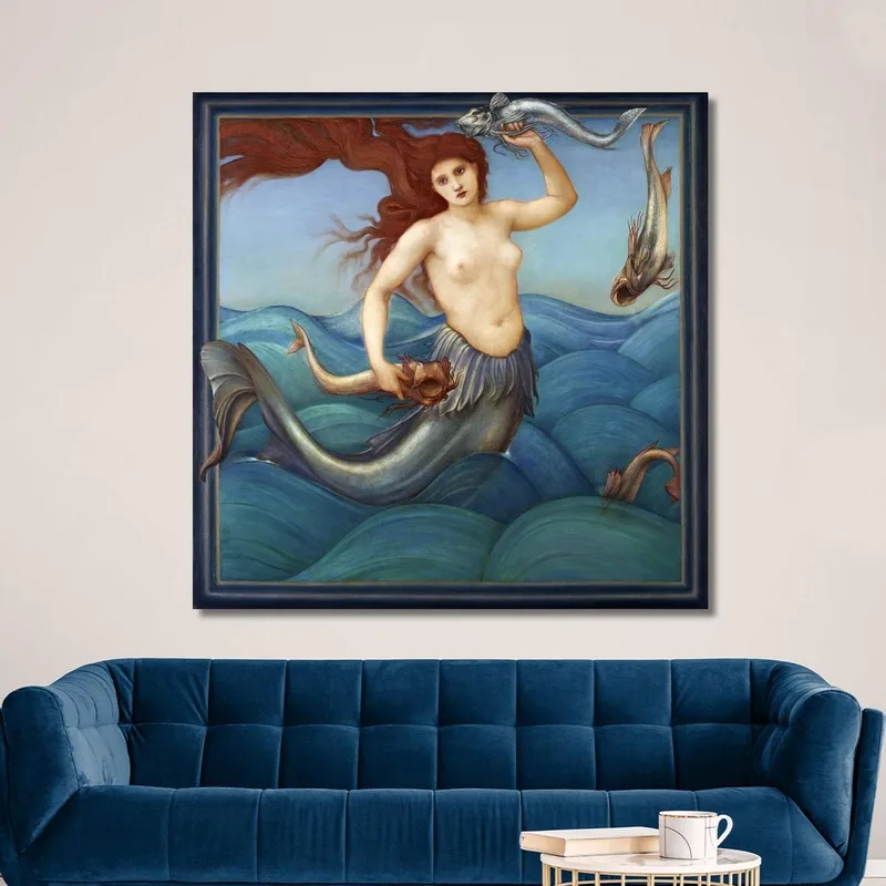 Una Ninfa Marina Edward Burne Jones