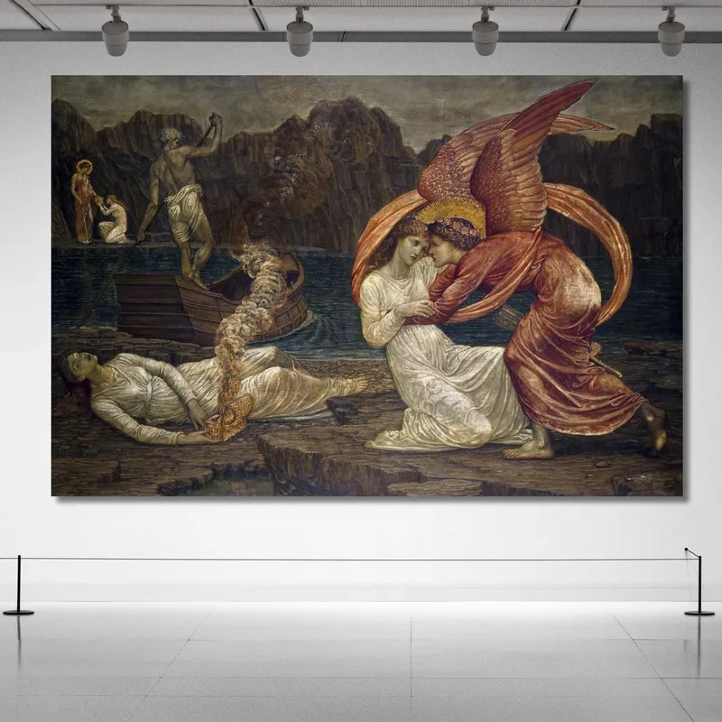 Amore E Psiche - Murales Palace Green Edward Burne Jones