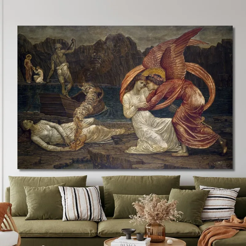 Amore E Psiche - Murales Palace Green Edward Burne Jones
