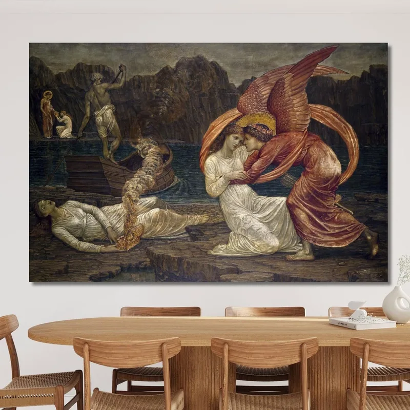 Amore E Psiche - Murales Palace Green Edward Burne Jones