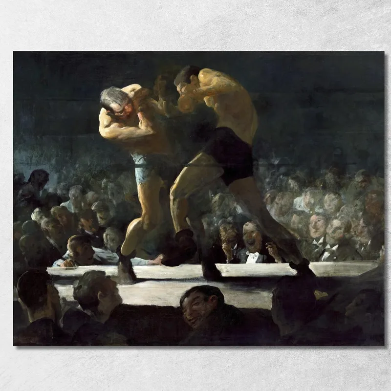 Clubnacht George Bellows drucken auf leinwand