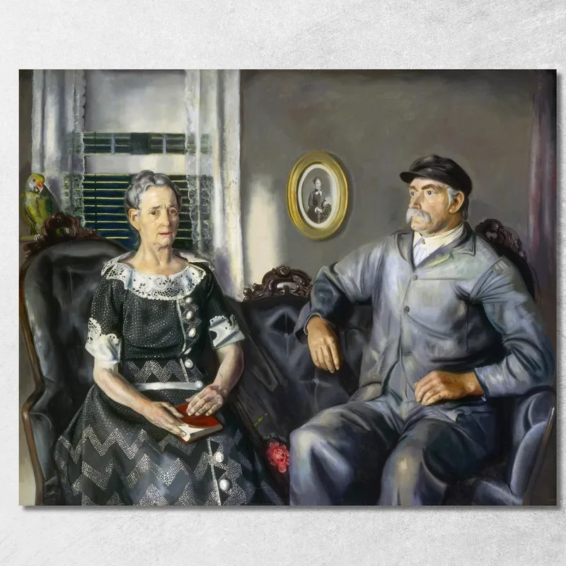 Herr Und Frau Phillip Wase George Bellows drucken auf leinwand