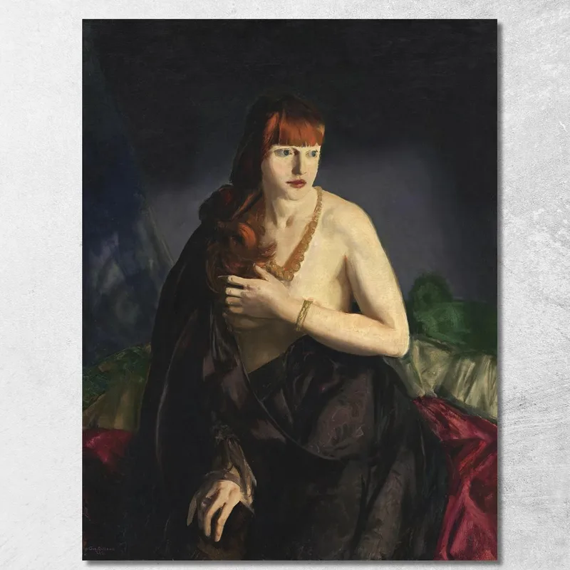 Nackt Mit Roten Haaren George Bellows drucken auf leinwand