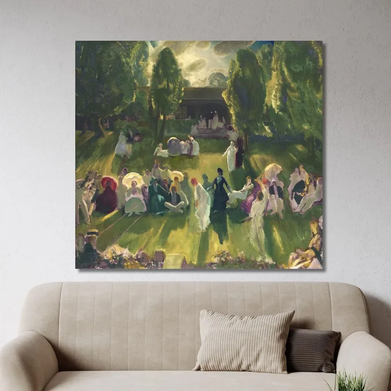 Tennis At Newport George Bellows