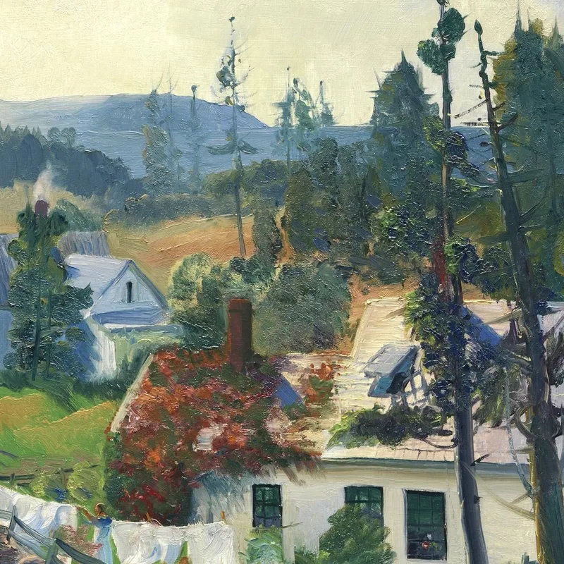 The Red Vine Matinicus Island Maine George Bellows