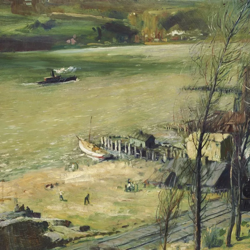 Up The Hudson George Bellows