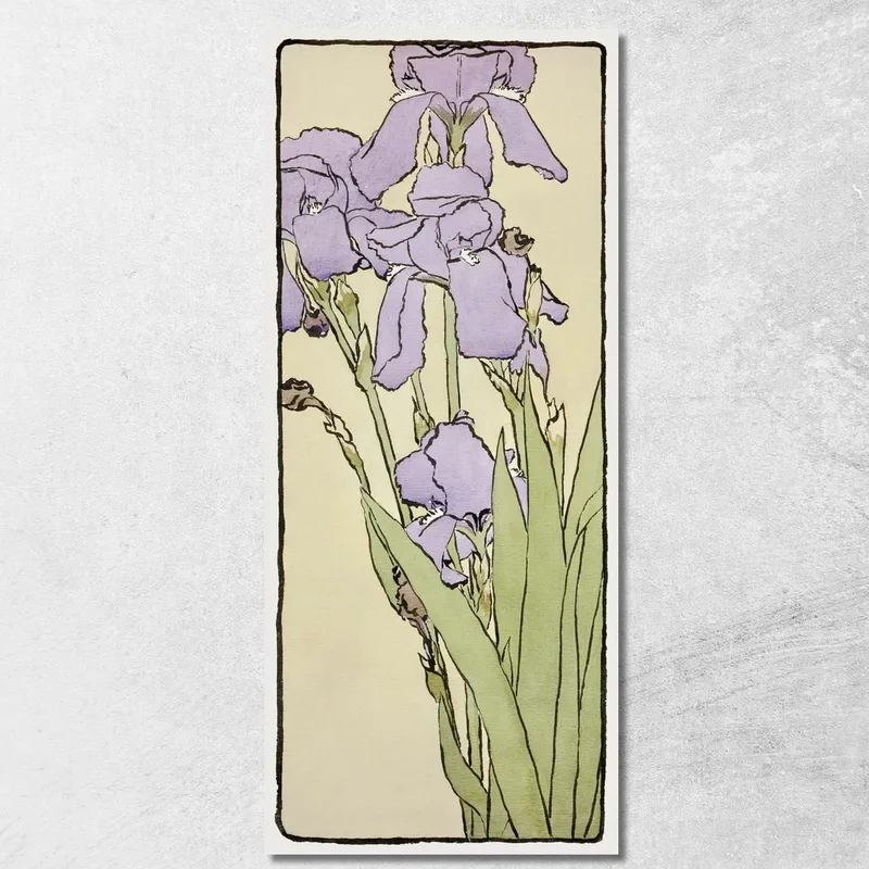 Iris Hannah Borger Overbeck quadro stampa su tela