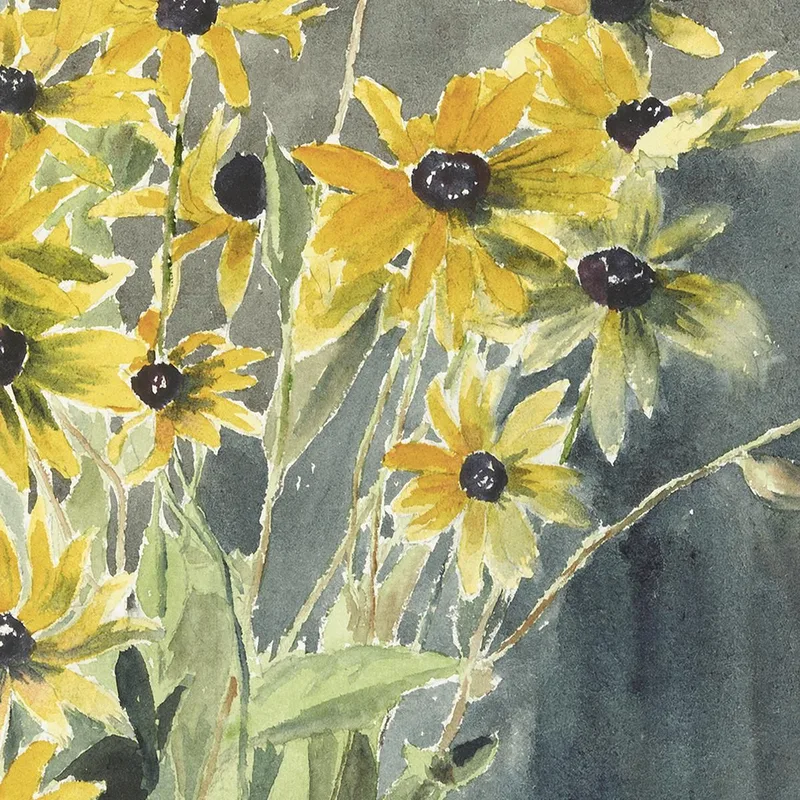 Vase Mit Rudbeckien Hannah Borger Overbeck