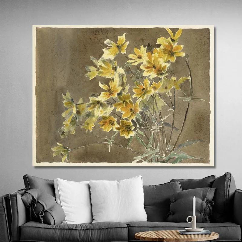 Fleur Jaune Avec Bordure Hannah Borger Overbeck