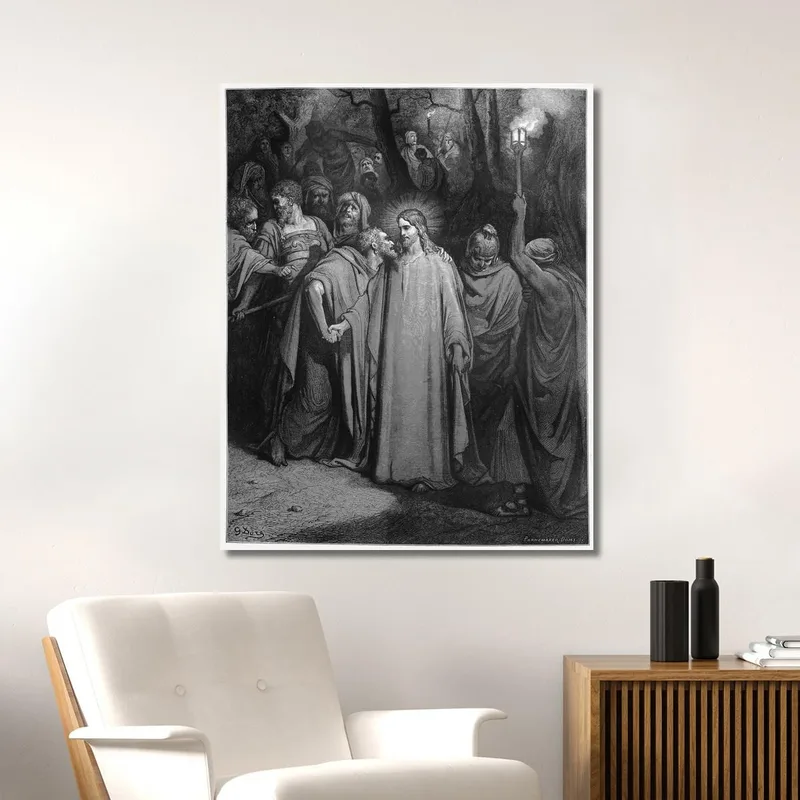 The Kiss Of Judas Doré Gustave