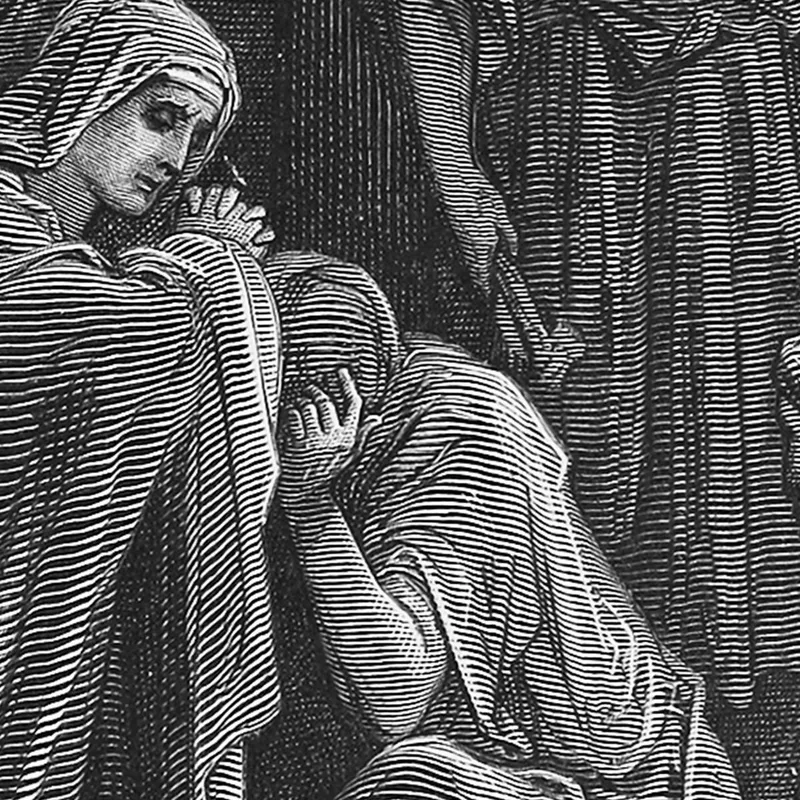 Die Frauen Verbinden Und Salben Den Leichnam Jesu Für Die Beerdigung Doré Gustave