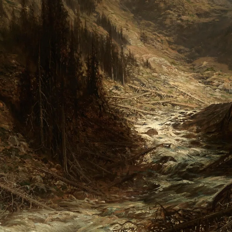 Un Torrente En La Engadina Doré Gustave