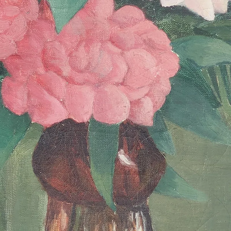 Fiori In Un Vaso Henri Rousseau