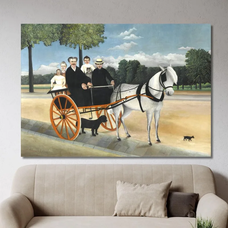 La Carrozza Di Padre Junier Henri Rousseau