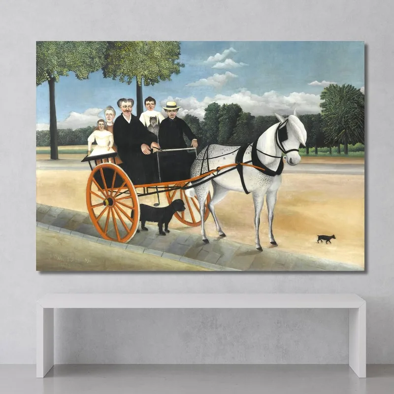 La Carrozza Di Padre Junier Henri Rousseau
