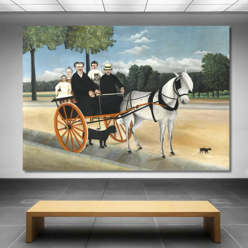 La Carrozza Di Padre Junier Henri Rousseau