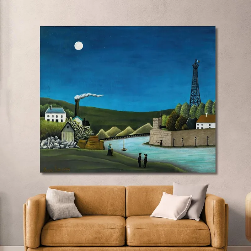 La Senna A Suresnes Henri Rousseau