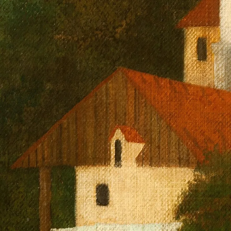 Paesaggio Con Mulino Ad Acqua Henri Rousseau