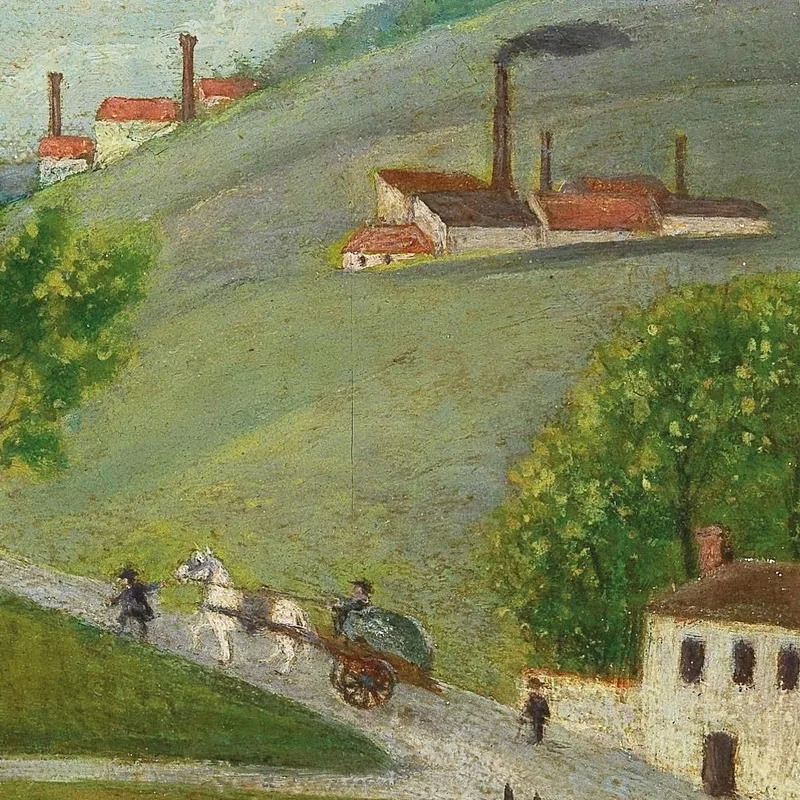 Pastoral Landscape With Stream Fisherman And Strollers Henri Rousseau