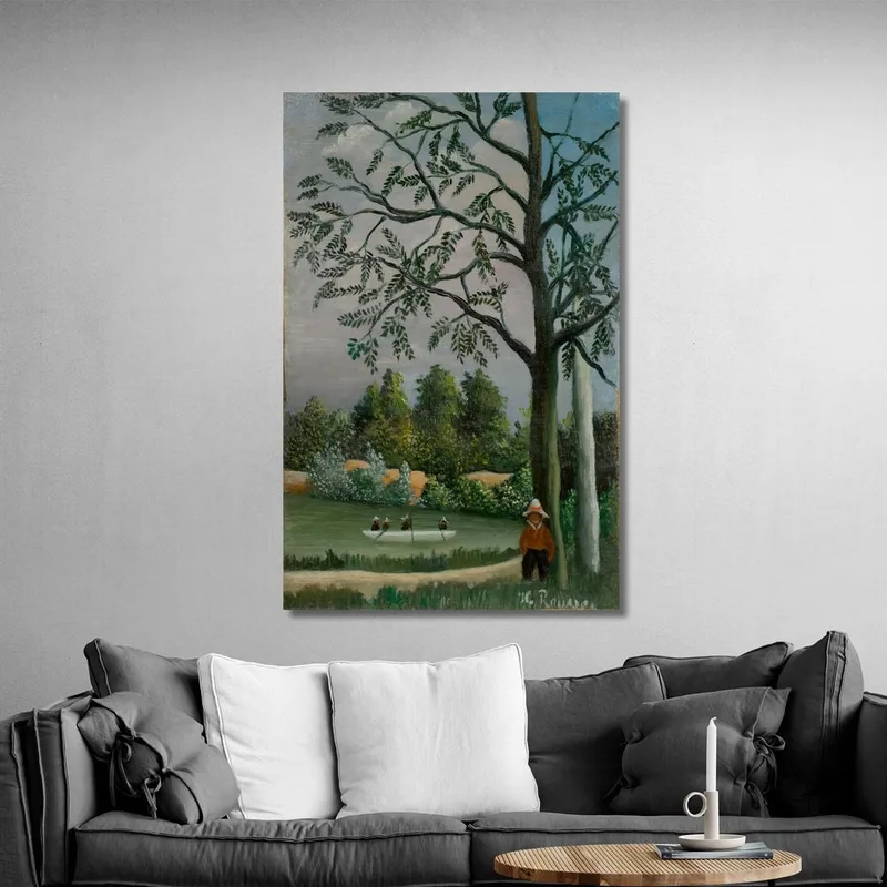Paesaggio Con Pescatori Henri Rousseau