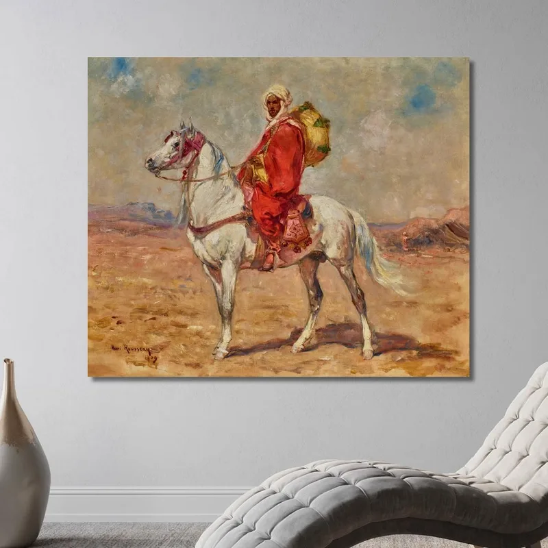 Cavaliere E La Sua Cavalcatura Henri Rousseau