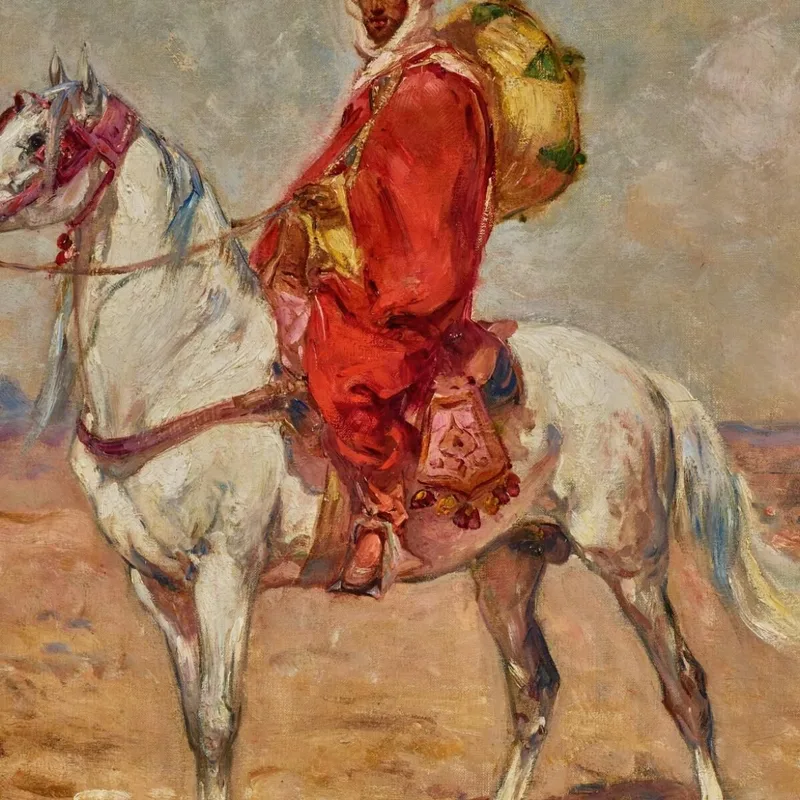 Cavaliere E La Sua Cavalcatura Henri Rousseau