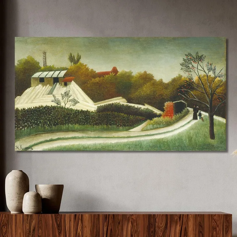 Aserradero En Las Afueras De París Henri Rousseau