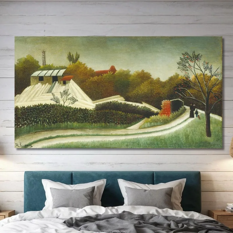 Aserradero En Las Afueras De París Henri Rousseau