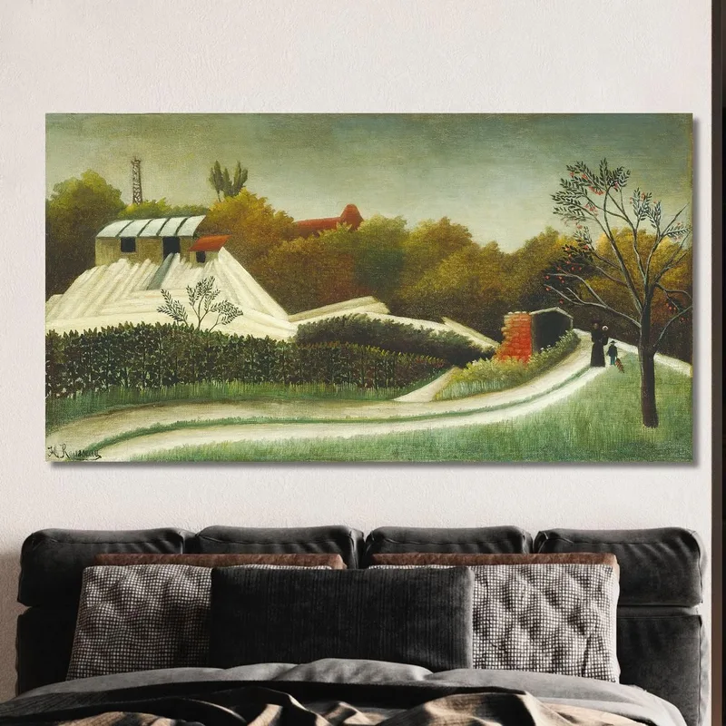 Aserradero En Las Afueras De París Henri Rousseau