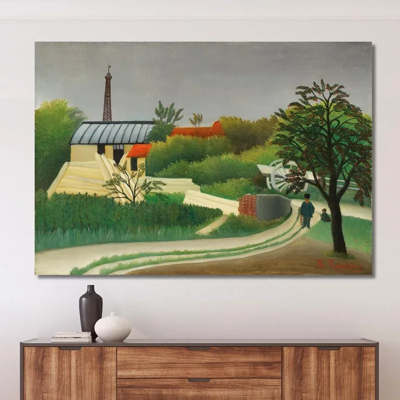 Scierie Aux Environs De Pari Henri Rousseau