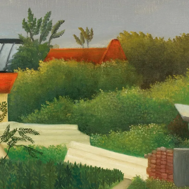 Scierie Aux Environs De Pari Henri Rousseau