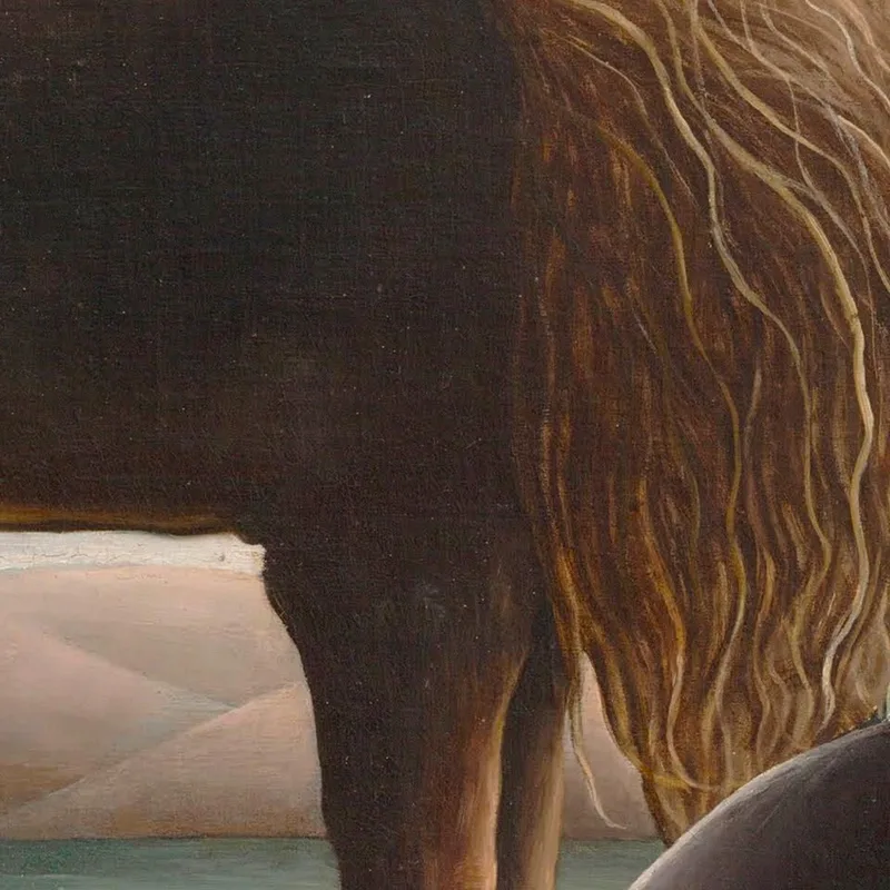La Zingara Addormentata Henri Rousseau