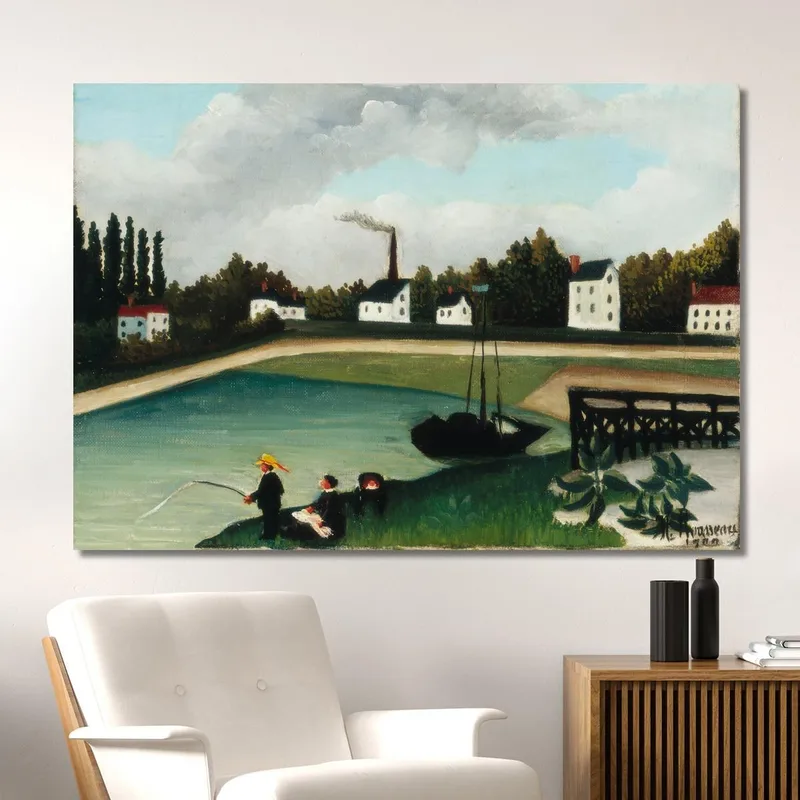 View Of The Quai D Ivry Near The Port À L Anglais Seine Henri Rousseau