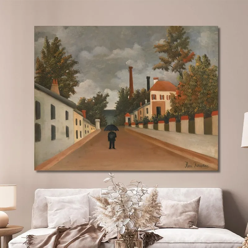 Vista De Los Alrededores De París Henri Rousseau