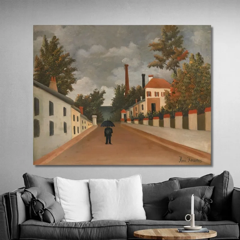 Vista De Los Alrededores De París Henri Rousseau