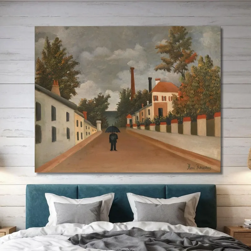 Vista De Los Alrededores De París Henri Rousseau