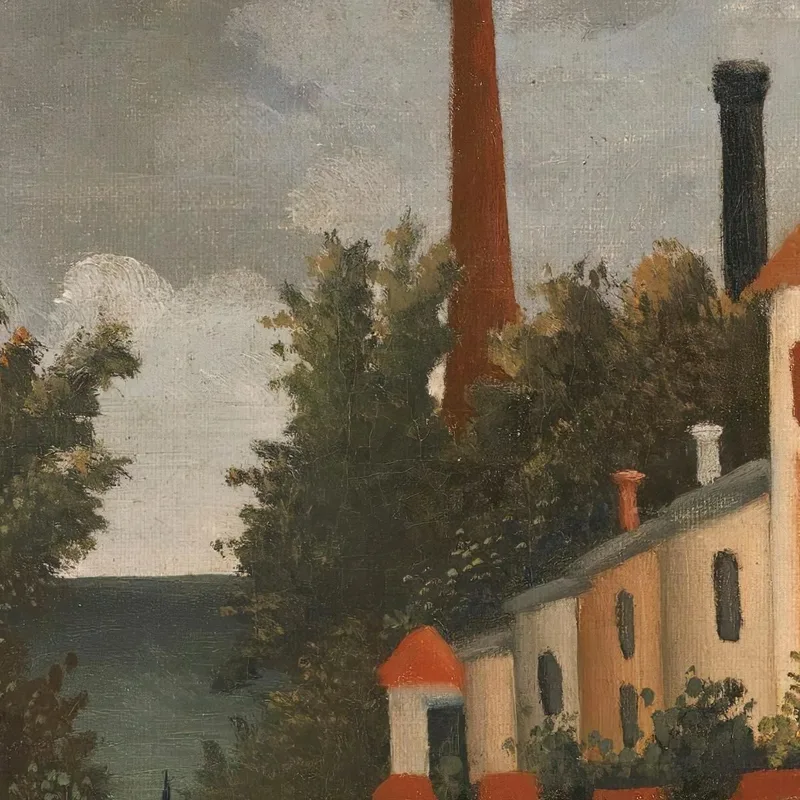 Vista De Los Alrededores De París Henri Rousseau