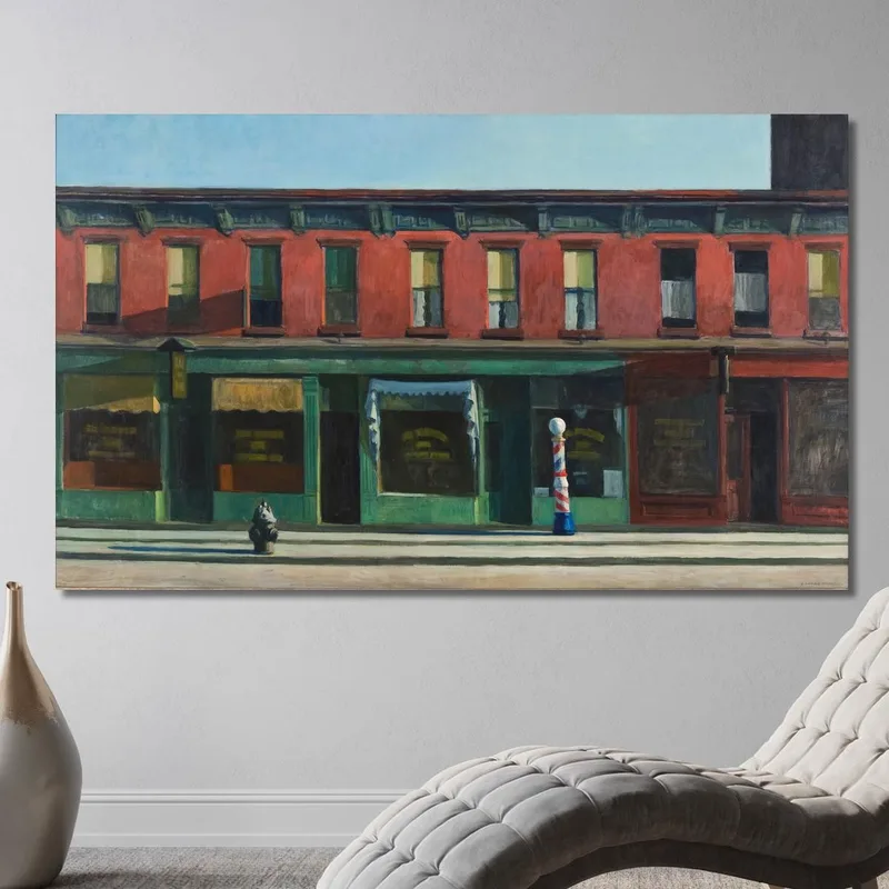 Early Sunday Morning Edward Hopper