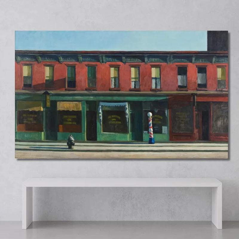 Early Sunday Morning Edward Hopper