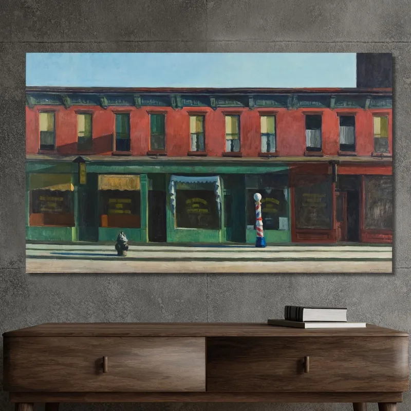 Early Sunday Morning Edward Hopper