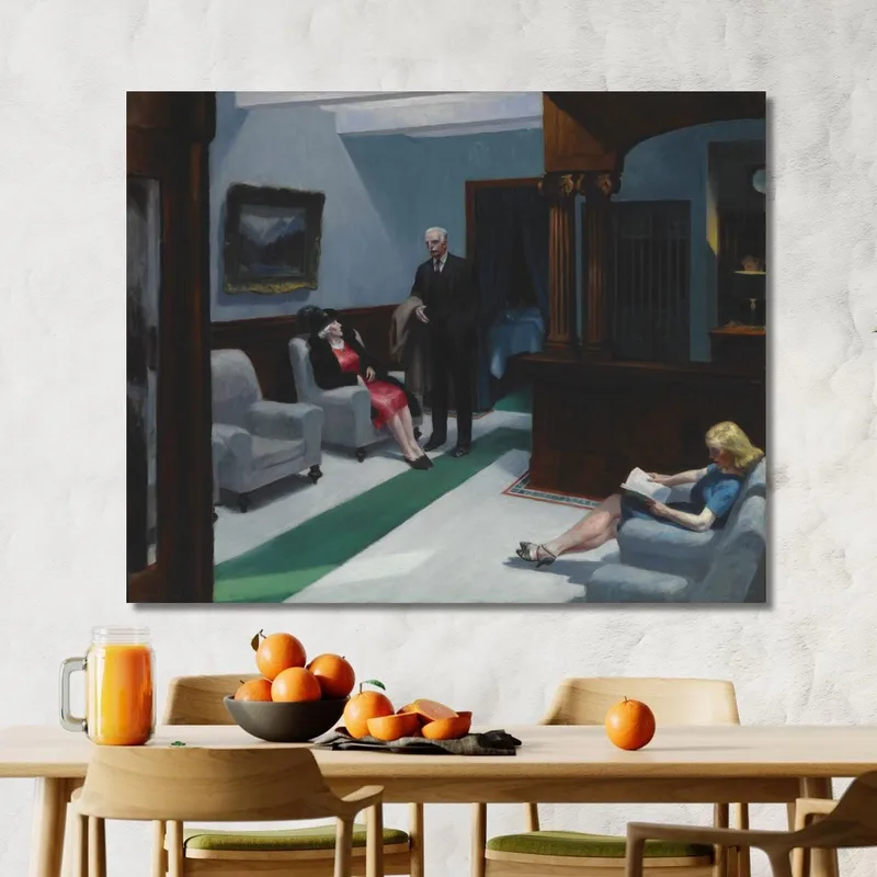Hotel Lobby Edward Hopper