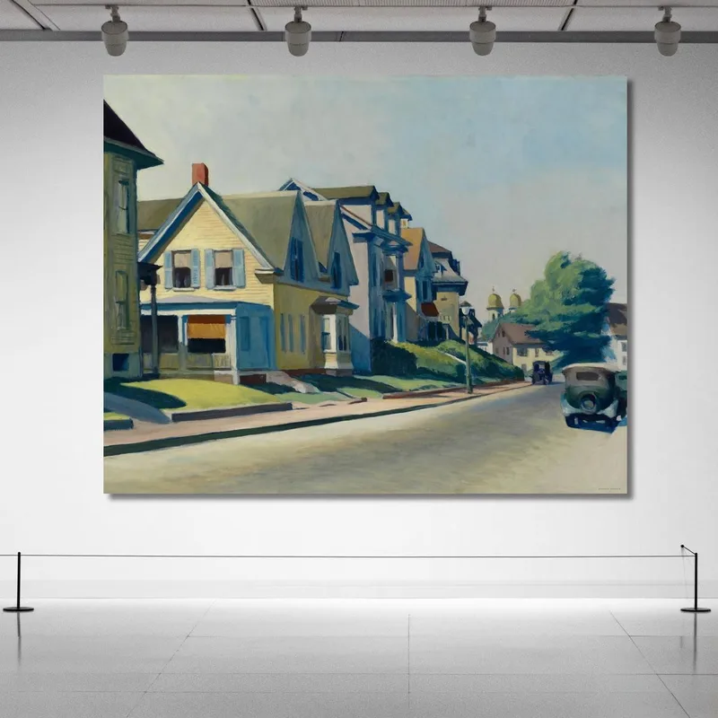 Sun On Prospect Street Edward Hopper