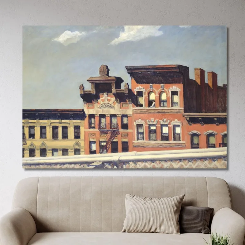 From Williamsburg Bridge Edward Hopper