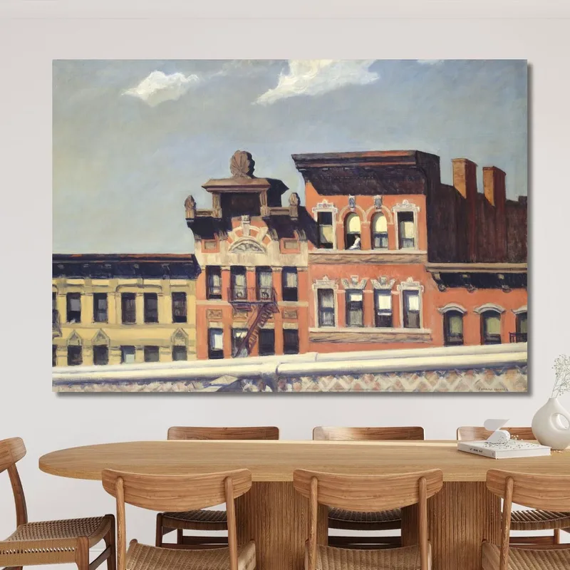 From Williamsburg Bridge Edward Hopper