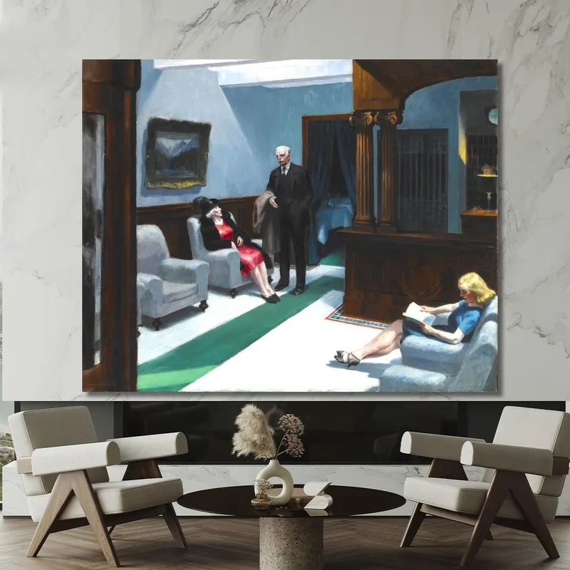 Hotel Lobby Edward Hopper