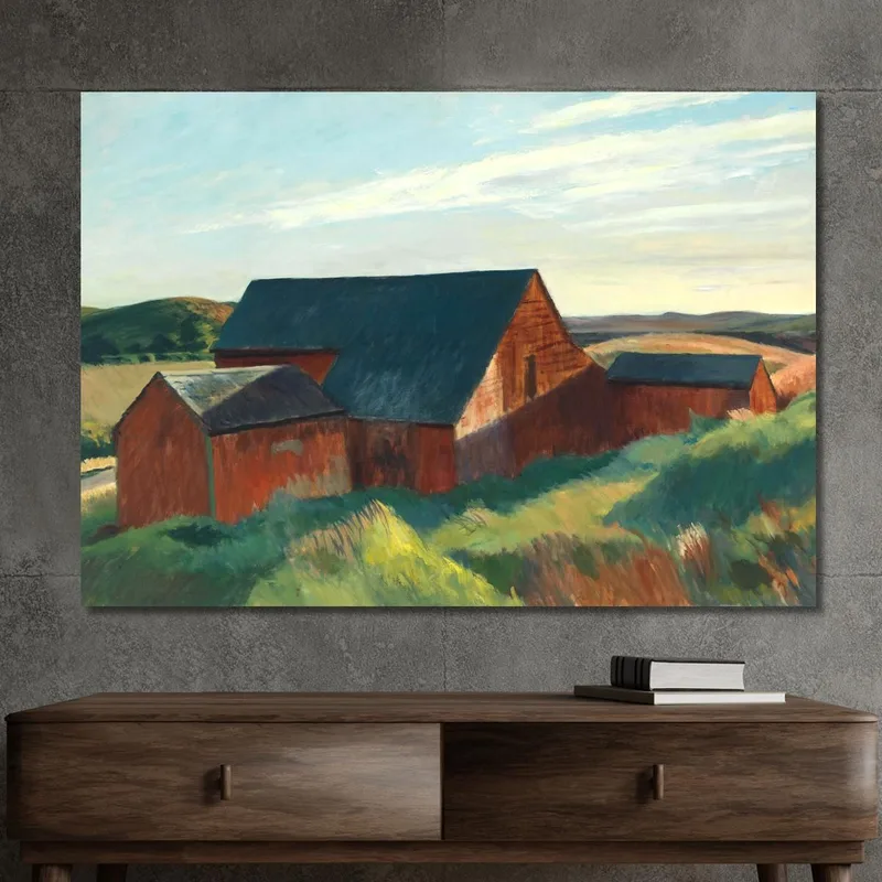 Cobb'S Barns South Truro Edward Hopper
